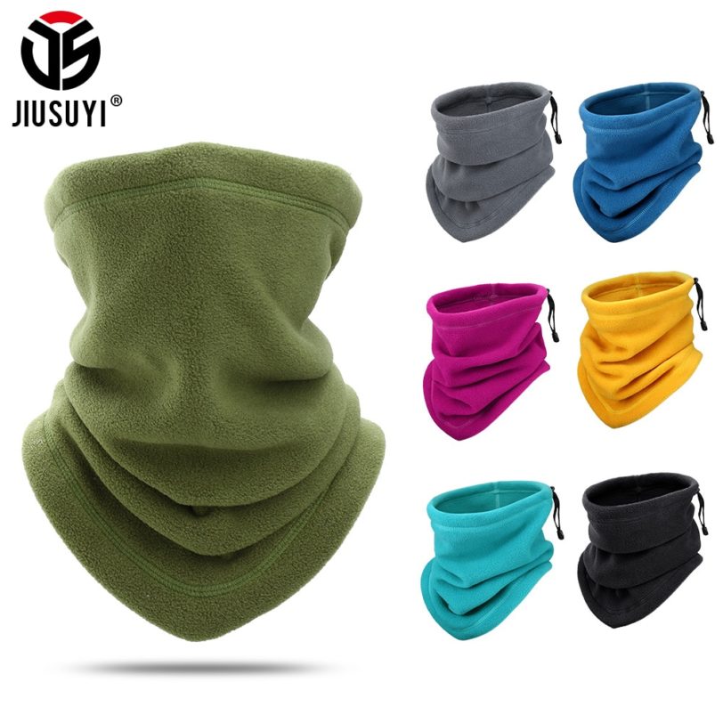 Winter Windproof Scarves Fleece Tube Bandana Scarf Mask Soft Half Face Cover SKi Snowboard Neck Warmer Gaiter Fashion Women Men