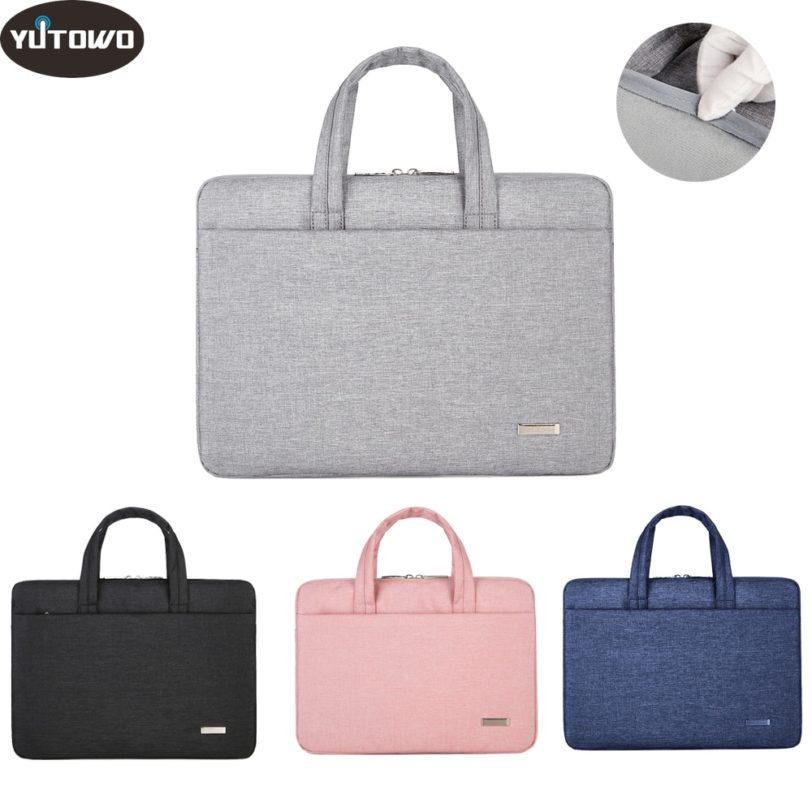 Women Laptop Bag Notebook Case Carrying Briefcase for Macbook Air 11 12 13.3 14 15.6 inch men Handbags shoulder sleeve Bag