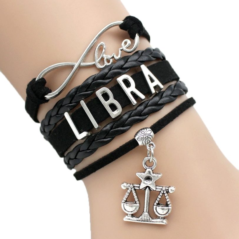 Zodiac Signs Capricorn Aquarius Pisces Aries Taurus Gemini Cancer Leo Virgo Libra Scorpio Sagittarius Mens Girls Women Bracelet