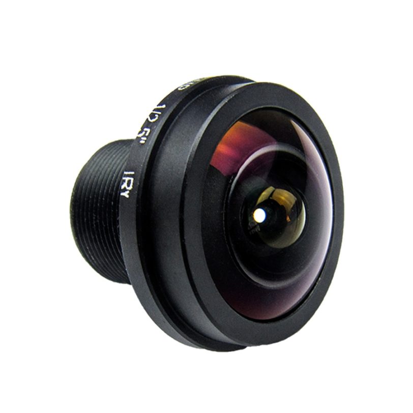 1.7mm Fisheye Lens 5Megapixel For HD CCTV IP Camera M12 Mount 1/2.5" F2.0 180Degree Wide Angle Panoramic CCTV Lens - Image 2