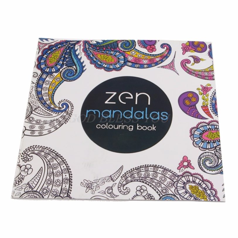 1 PCS 12Pages Mandalas Flower Coloring Book For Children Adult Relieve Stress Kill Time Graffiti Painting Drawing Art Book - Image 2