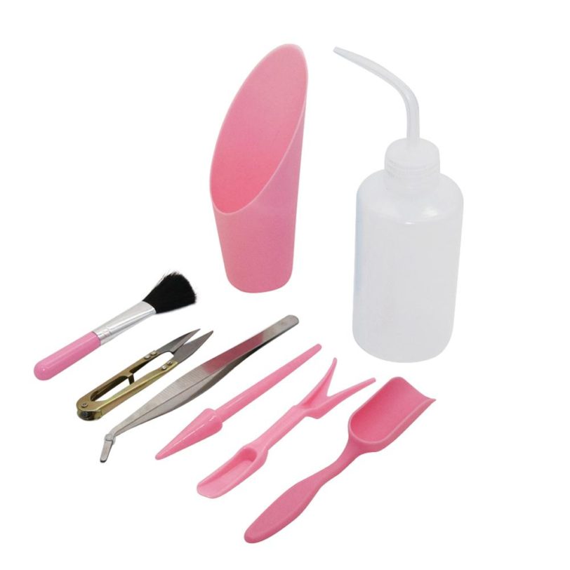 1 Set Plant Mini Transplant Tool Kit Include 8 Pcs Tools gardening tools and equipment Seedling Shovel Brush Accessories