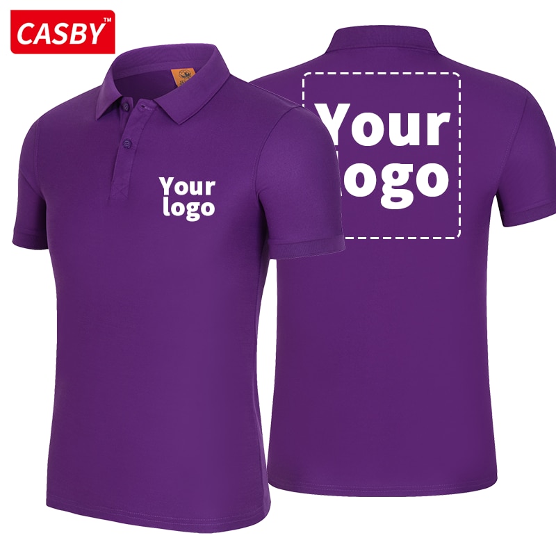 100 cotton Summer Men s Polo Shirt Cheap Casual Short Sleeve Personal Company Group Logo Custom