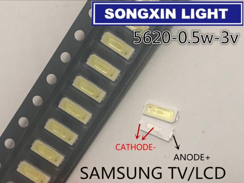 100PCS FOR LCD TV repair SAMSUNG led TV backlight strip lights with light-emitting diode 5620 SMD LED 5620 0.5W 3V