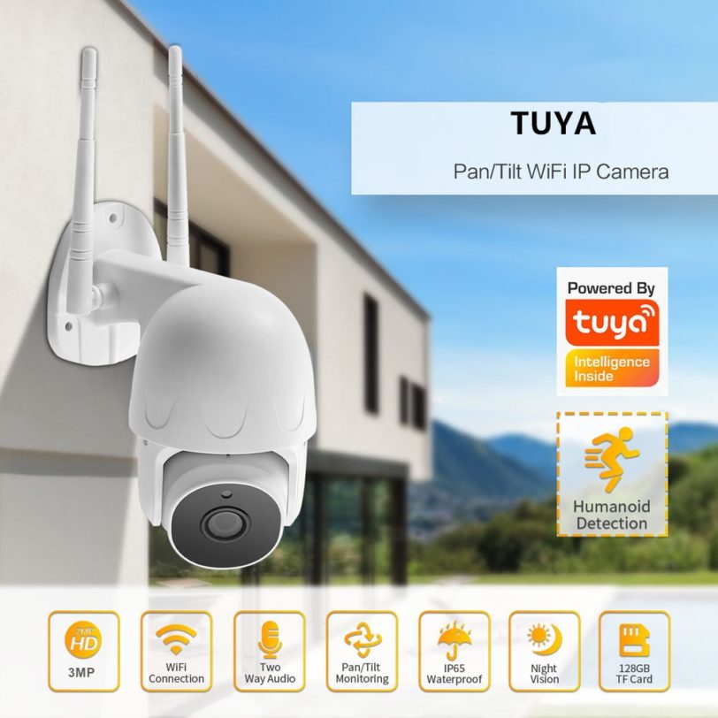 1080P HD Tuya Wifi IP Camera 2MP Humanoid Motion Detection Two-way Audio Wireless CCTV Surveillance Security Camera PTZ - Image 2