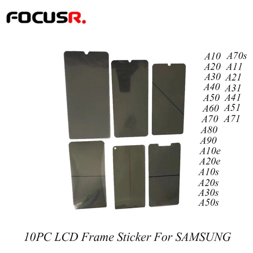 10PCS Original LCD Screen Polarizer Film LCD Filter Polarizing Film For Samsung A71 A10-A80 A20e A21s A30s A11 A31 A41 A51 A71