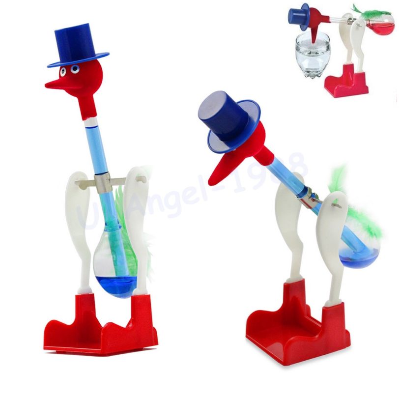 10pcs/lot Drinking Bird, happy bird, perpetual motion bird ,children education toys Free Shipping