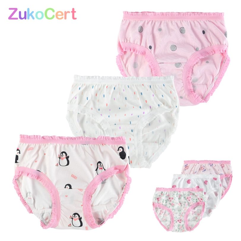 12 Pcs/Lot 100% Organic Cotton Girls Briefs Baby Underwear High Quality Kids Briefs Shorts Panties For Children's Clothes 2-8 y