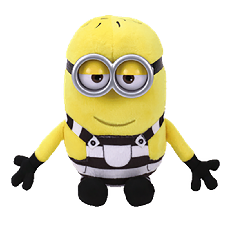 15CM Ty Beanie Tom Yellow Body Super Big Eyes Minion Fun Kawaii Kids Toys Plushies Stuffed