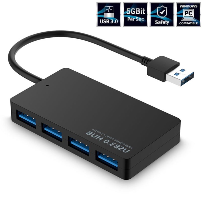 1PC High Speed USB 3.0 Hub External 4 Ports Adapter Splitter USB Expander Plug and Play For Laptop PC Computer Accessories - Image 5