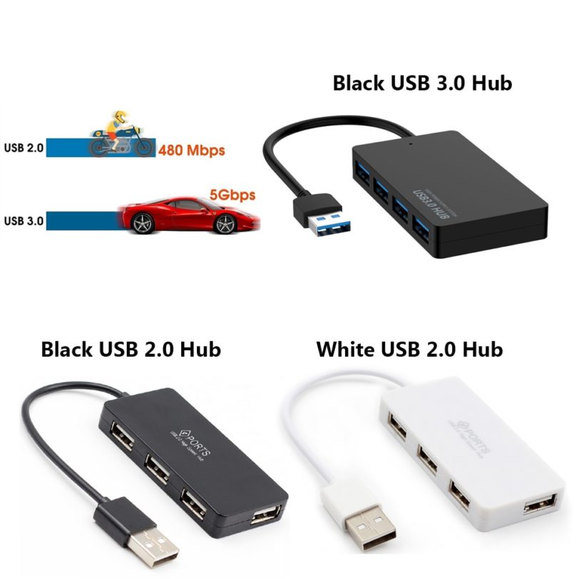 1PC High Speed USB 3.0 Hub External 4 Ports Adapter Splitter USB Expander Plug and Play For Laptop PC Computer Accessories - Image 2