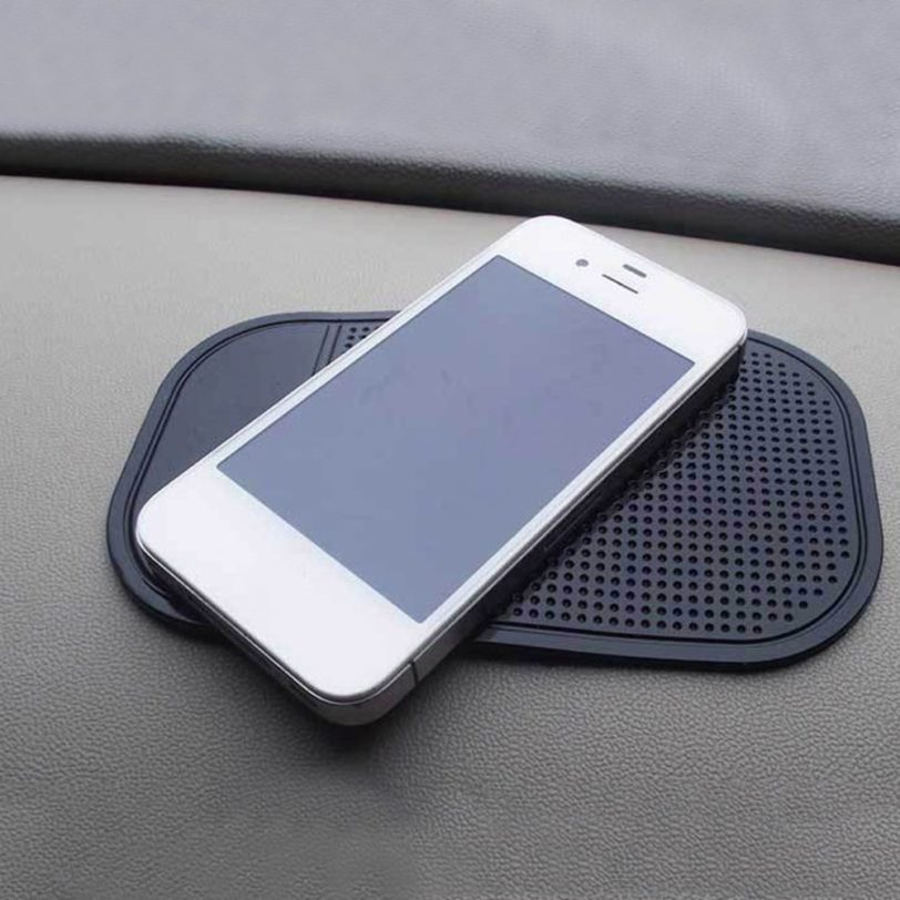 1pcs Black Car Anti-Skid Mat Car Perfume Storage Sticker Automobiles Interior Accessories For Mobile Phone Mp3mp4 Pad