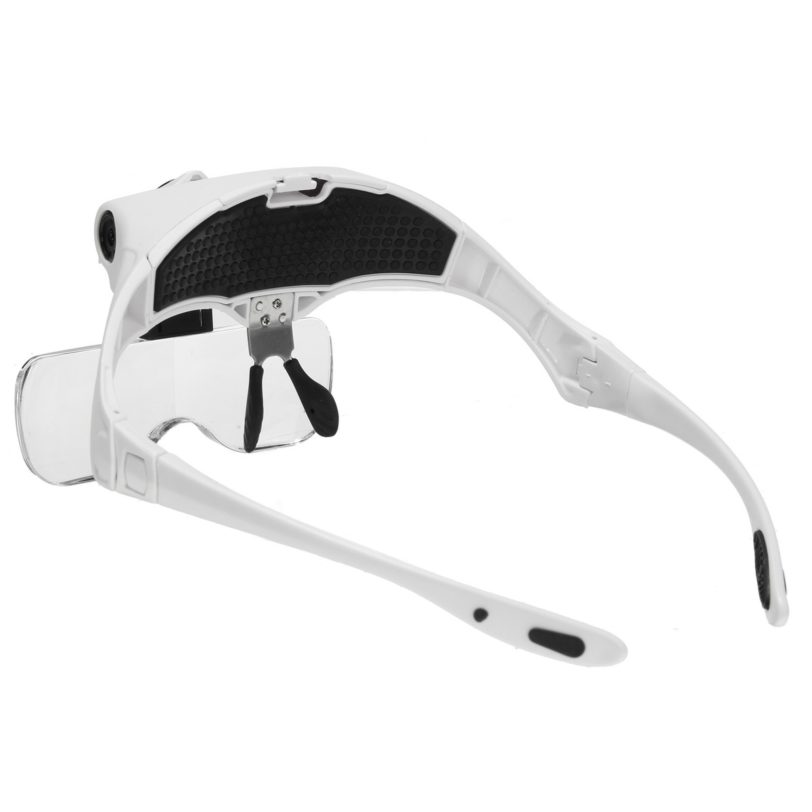 1set Adjustable 5 Lens Loupe Headband Magnifying Glass Magnifier LED Light lamp Magnifying Glasses For Eyelash Extension Beauty - Image 3