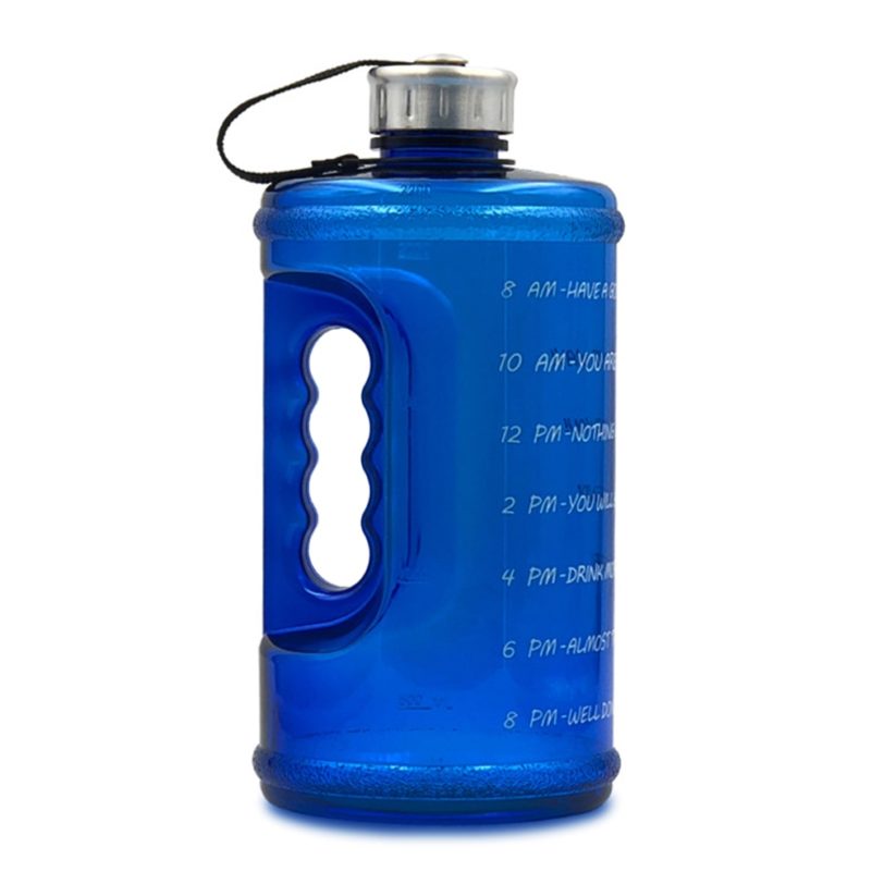 2.2L Motivation Sports Water Bottle Kettle with Time Marker Outdoor Camping Hiking Cycling Fitness Workout Sports Bottle Canteen