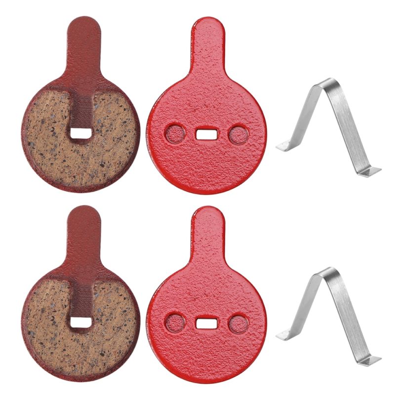 2 Pairs MTB Bike Brake Pads Resin Semi-Metallic Mountain Road Cycling Braking Disc Parts for BB8 NOVELA YINXING BOLIDS FOREVIR