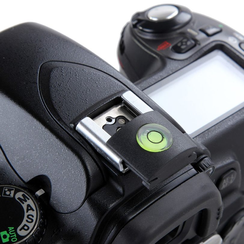 2 Pieces DSLR Camera Flash Hot Shoe Protector Cover Spirit Level for Nikon Canon SX60 SX70 1300D 800D 850D 90D 7D II D7200 D5600