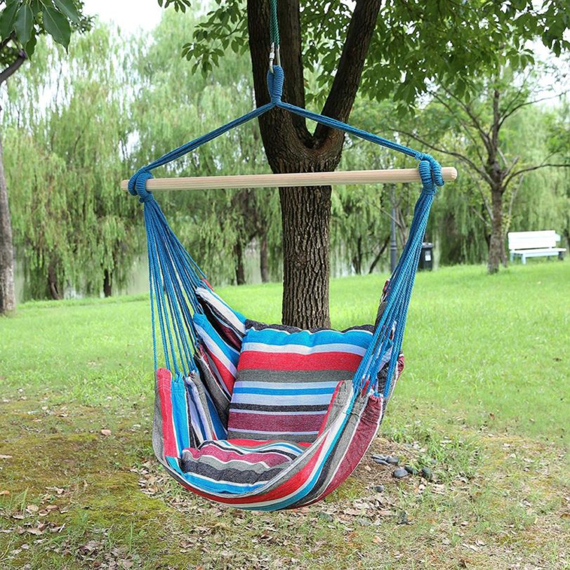 2020 New Nordic Style Hammock Outdoor Indoor Garden Dormitory Bedroom Hanging Chair For Child Adult Swinging Single Safety Chair