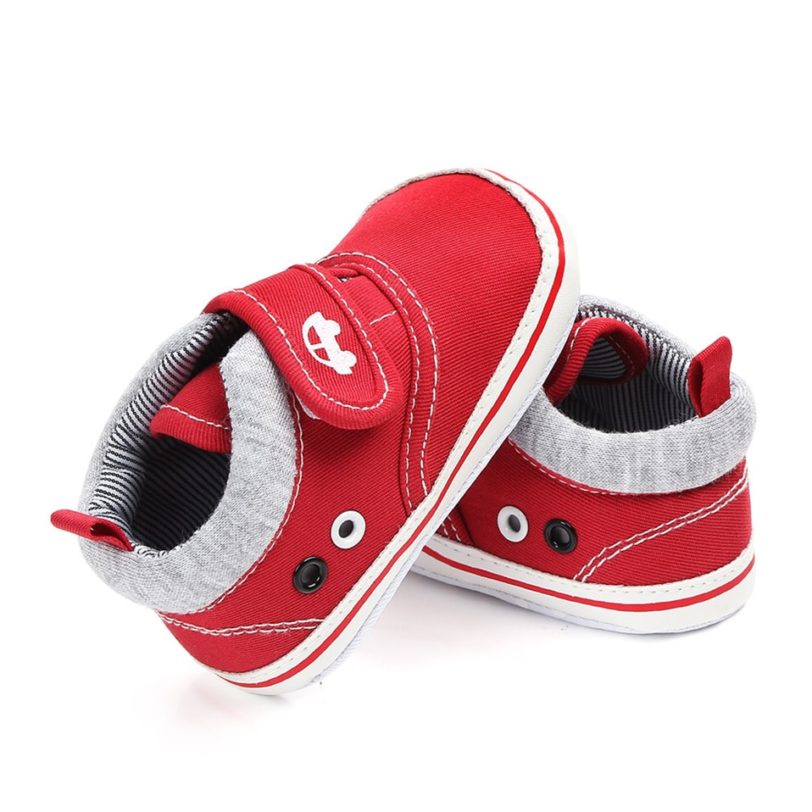 2021 Baby Boys and Girls Shoes Sole Soft Canvas Solid Footwear For Newborn Baby Shoes Toddler Crib Moccasins 14 Styles Available - Image 3