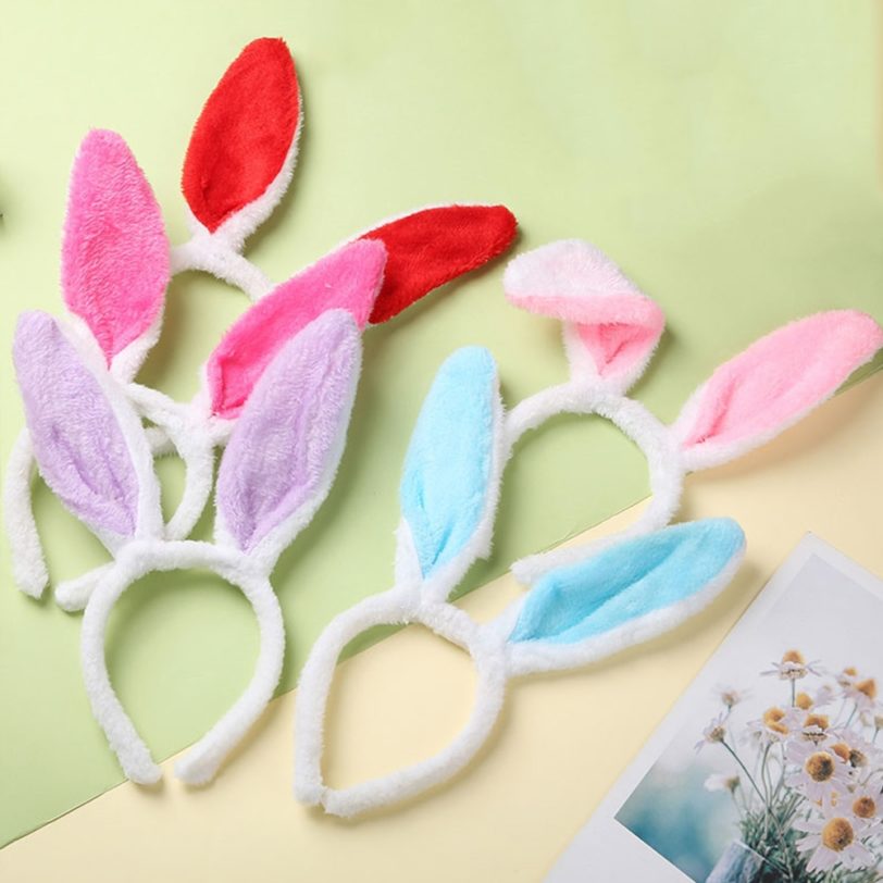 2021 Hot Sale Easter Adult Children Hairband Rabbit Ear Headband Fancy Dress Costume Bunny Ear Hairband Hair Accessories