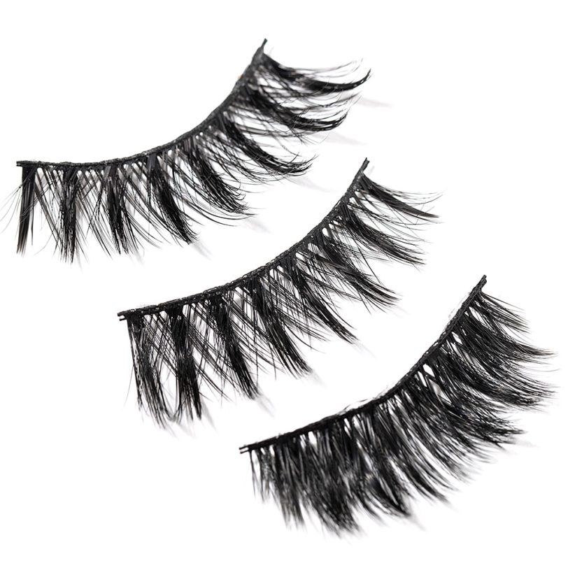 2021 New 15-25mm 3D Faux Mink Hair Cross False Eyelashes 5/10 Pairs Long Eye Lashes Handmade Thick Makeup Beauty Extension Tools - Image 3