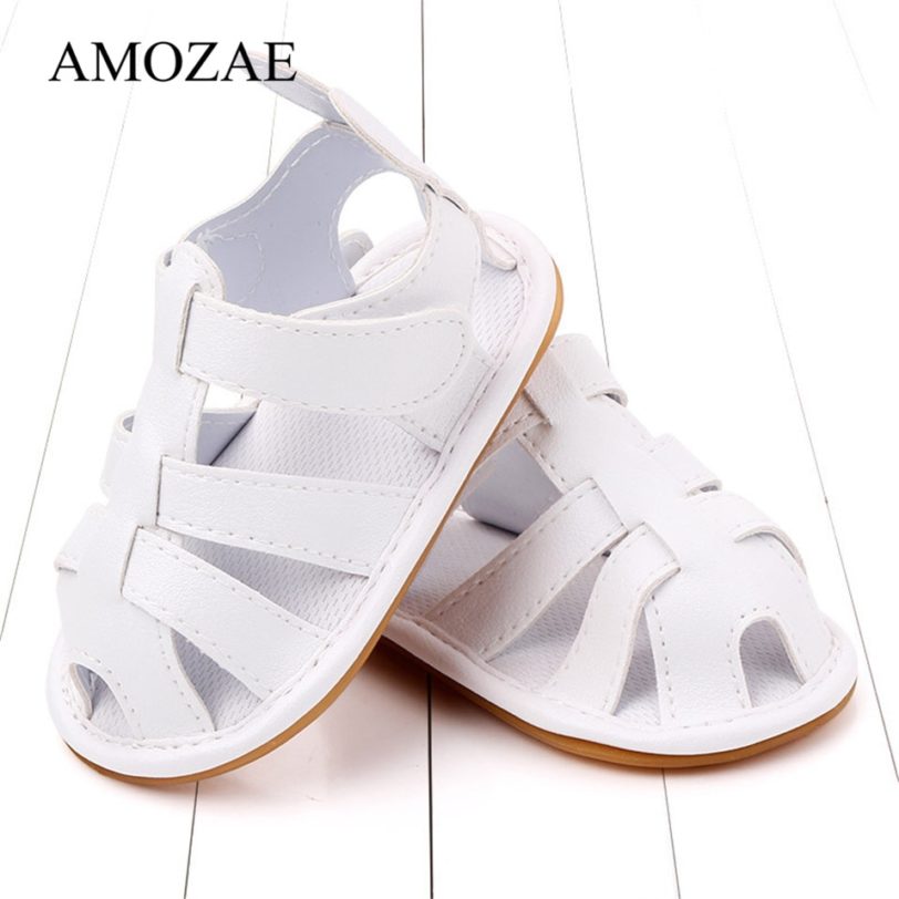 2021 New Arrival PU Leather Baby Boys Shoes For Newborn Casual Hollow Shoes Soft Sole Breathable Toddler Footwear - Image 4