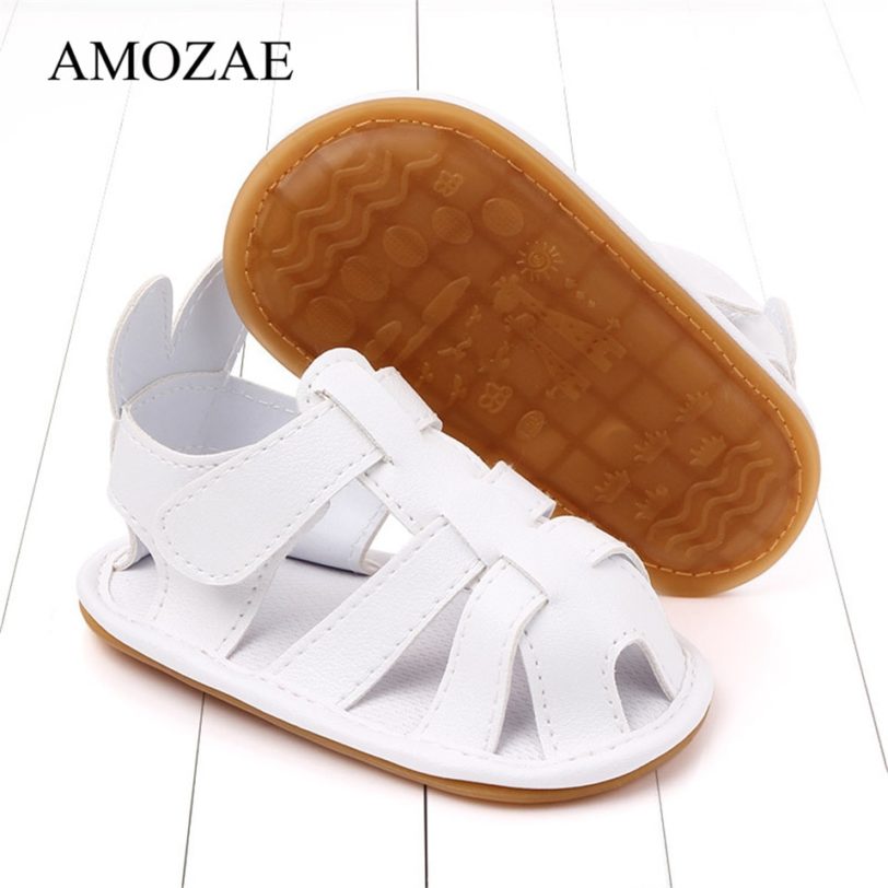 2021 New Arrival PU Leather Baby Boys Shoes For Newborn Casual Hollow Shoes Soft Sole Breathable Toddler Footwear - Image 5