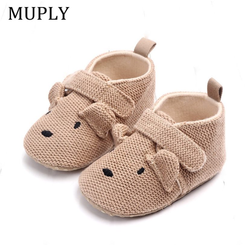 2021 New Arrival Toddler Newborn Baby Boys Girls Animal Crib Shoes Infant Cartoon Soft Sole Non-slip Cute Warm Animal Baby Shoes - Image 3