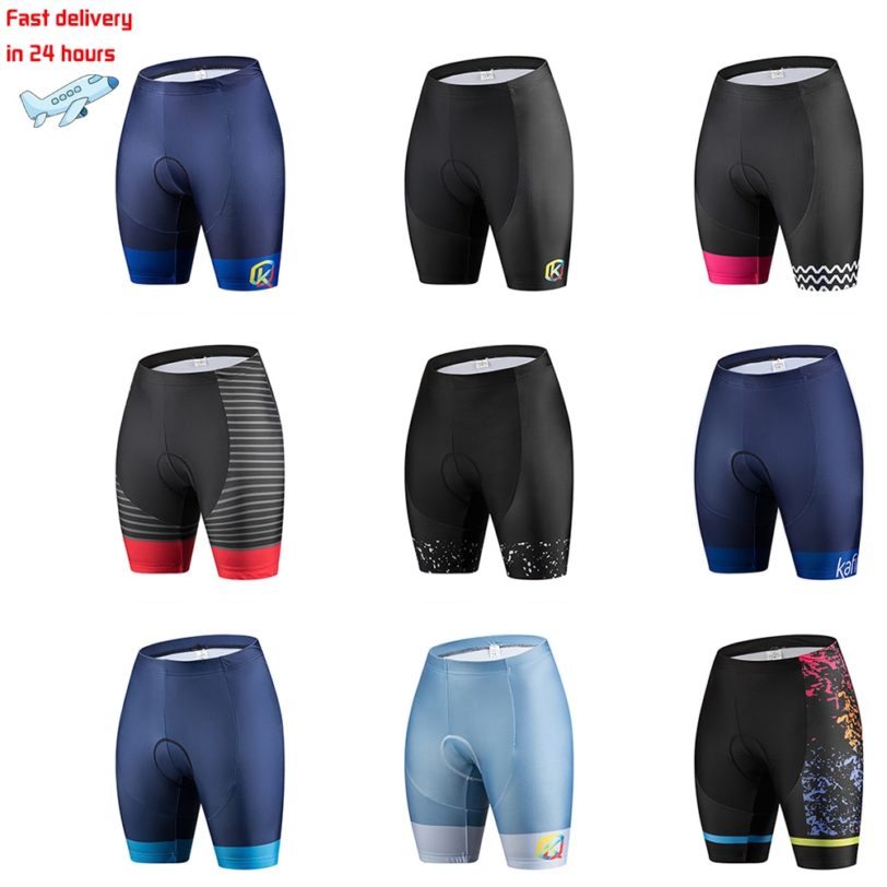 2021 Women's Professional Short Pants Clothing MTB Road Cycling Shorts Quick-Drying Uniform Breathable Men's Pink Gel Pad Summer