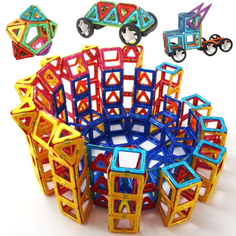 226PCS Magnetic Construction Set Designer Magnet Building Blocks Construction Toys Magnetic Bircks DIY Toys For Children