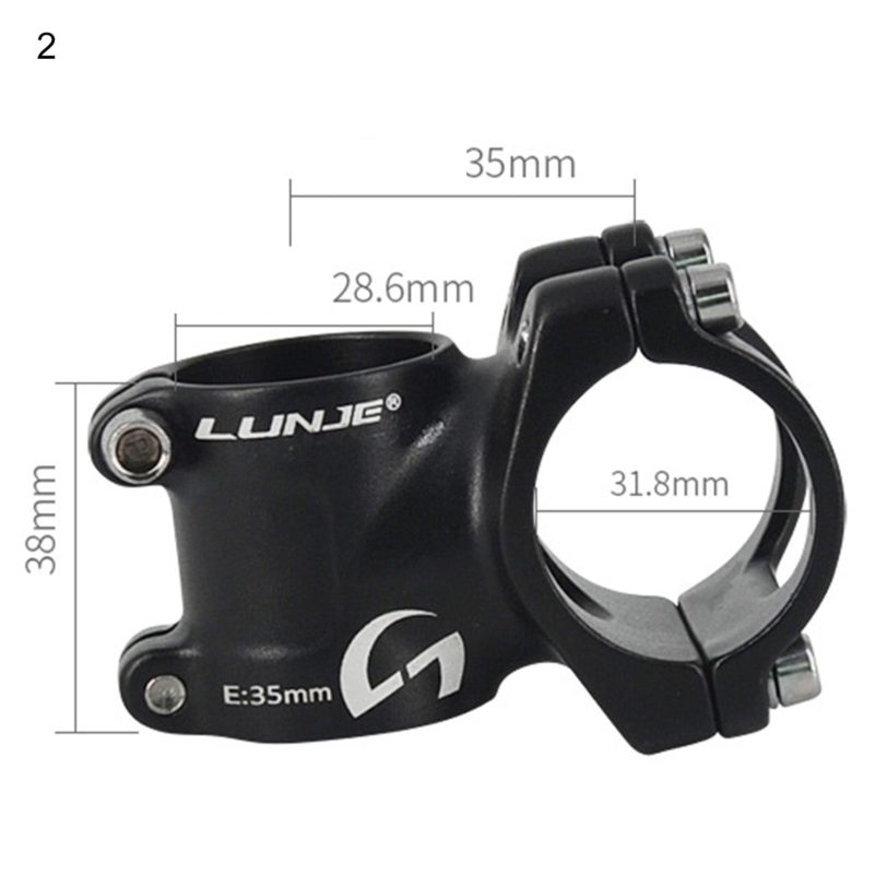 25.4mm 31.8mm Bicycle Stem Hollow Short Handlebar Stem Aluminium Alloy MTB Mountain Road Handlebar Bicycle Accessories