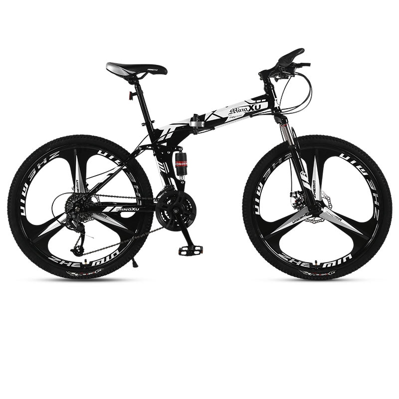 26Inch 21 24 27 Speed Mountain Bike Folding Speed Double Shock Disc Brakes for Adult Male