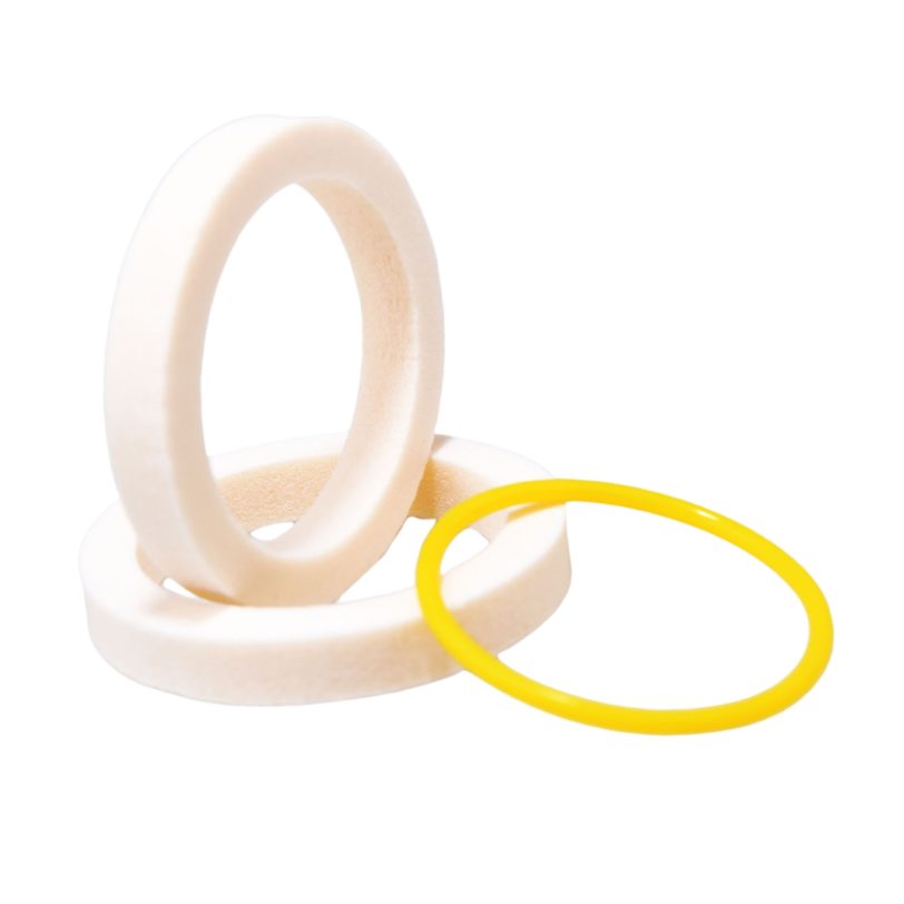 2pcs Bike Oil Seal Rings Bicycle Front Fork Lubrication Dust Seal Sponge Ring Foam Washer with 1