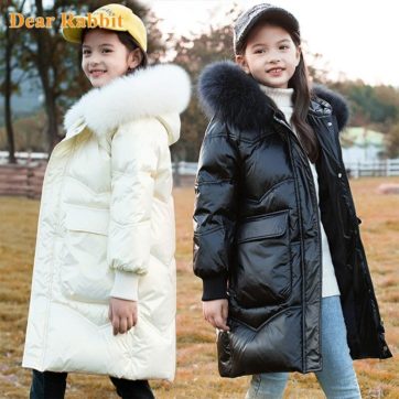 30 children Winter Snowsuit 2021 New 80 Duck Down Jacket for Girl Clothes Outdoor Kids