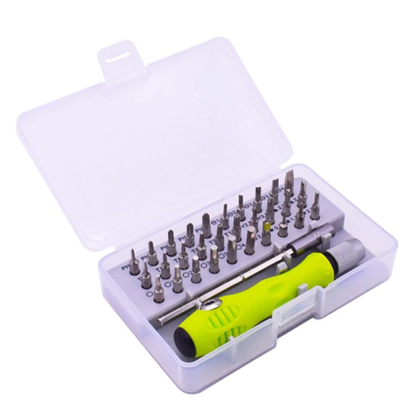 32 In 1 Screwdriver Set Precision Mini Magnetic Screwdriver Bits Kit Phone Mobile IPad Camera Maintenance Tool Repair