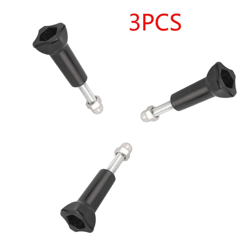 3pcs/pac Go Pro Accessories Tripod Mount Adapter Knob Bolt Nut Long Thumb Screw for Go pro 8 7 6 5 4 3 3 Yi 4K Sj7 Sj8 pro DJI