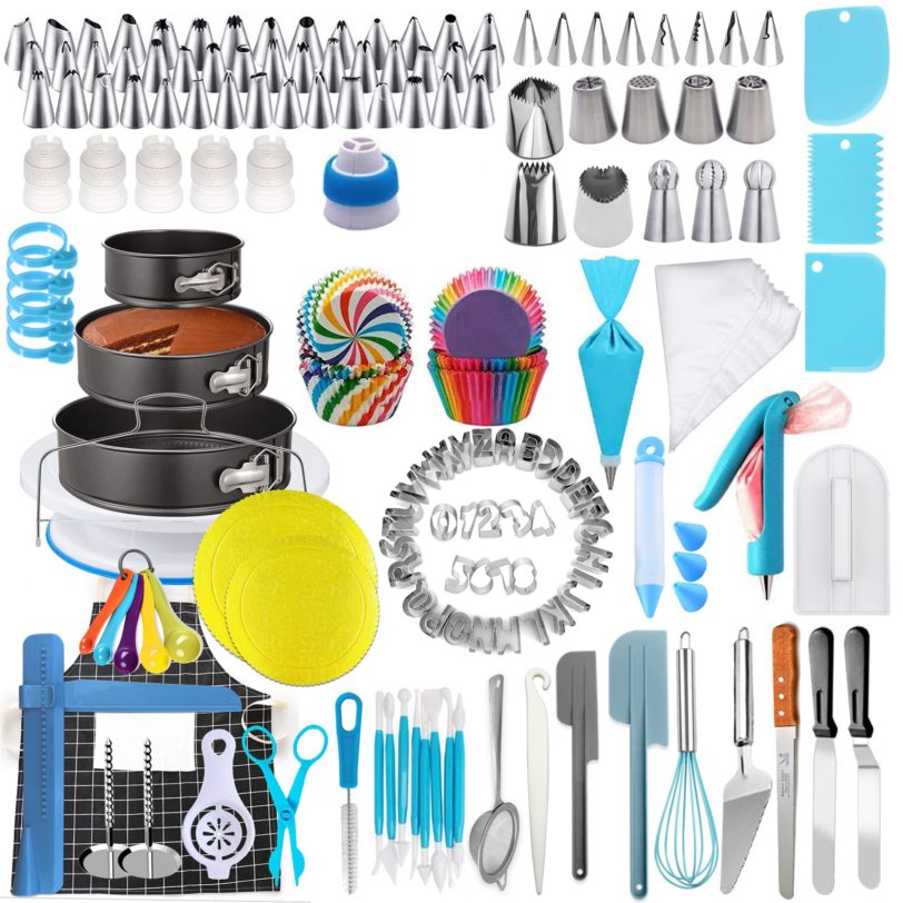 458 Pieces/set Cake Decorating Kit Cake Decorating Supplies Bakery Baking School Home Cake Decorating Kit For Beginners