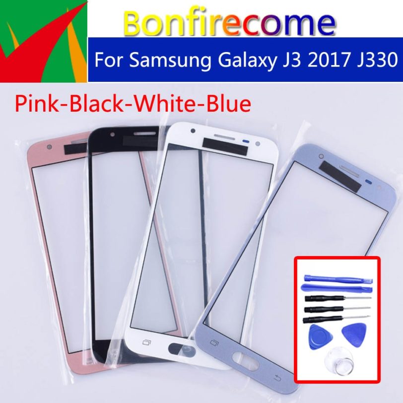 5.0" Touchscreen J330 For Galaxy J3 2017 J330 J330F SM-J330FN SM-J330N SM-J330F/DS LCD Front Touch Screen Glass Outer Lens