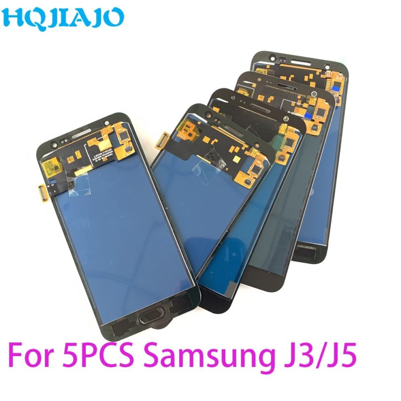 5 Piece/lot TFT LCD For Samsung Galaxy J500 J5 2015 J500Y J320 J3 2016 LCD Display Touch Screen Digitizer Assembly Adjust LCD