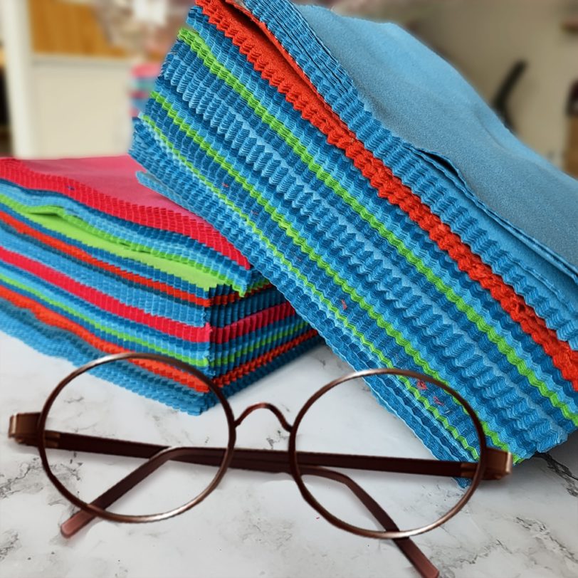 50pcs30 Glasses Cleaning Cloth Eyeglasses towel 15x18cm Microfiber Lens Cloth Wipes For Lens Phone Screen Camera Computer Clean