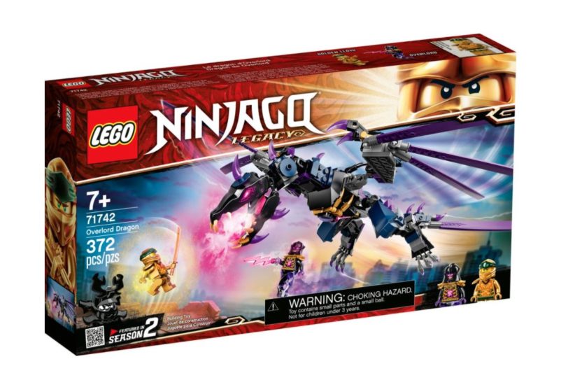 71742 Lego Ninjago Legacy Overlord Dragon great birthday gift kids toys 372 pcs children imaginative creative enjoy bricks play