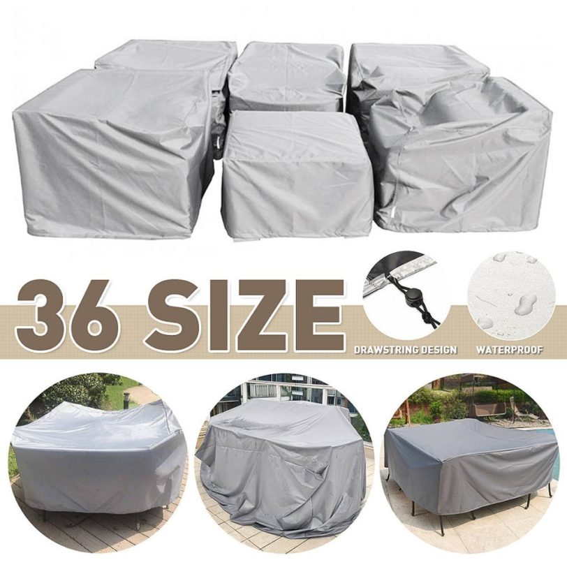 88 Size Furniture Covers Waterproof Outdoor Patio Garden Rain Snow Chair covers for Sofa Table Chair Dust Proof Cover with bag