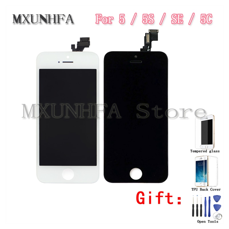 AAA Quality Touch Screen Assembly LCD Display Digitizer for iPhone 5 5S 5C SE LCD Display