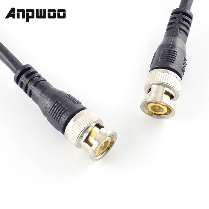 ANPWOO 0 5M 1M 2M 3M BNC Male To Male Adapter Cable For CCTV Camera BNC
