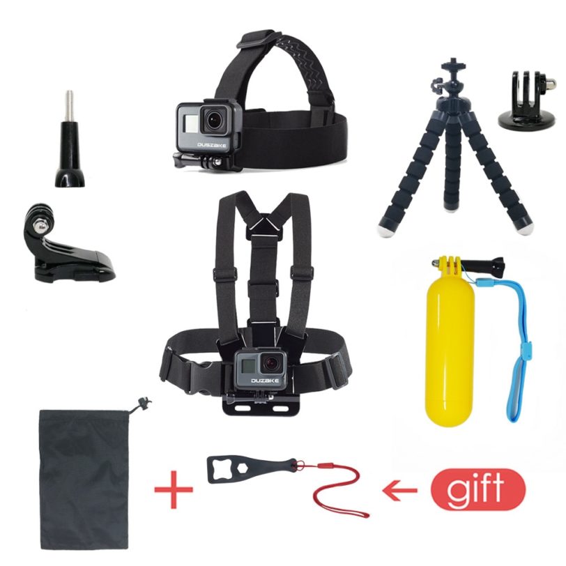 Accessories Set For Gopro Hero 6 5 Chest Mount For Go pro Hero 5 Float Grid