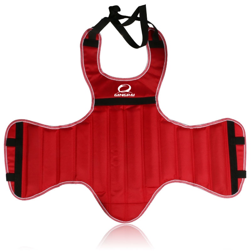 Adult Boxing Fighting Taekwondo Karate Chest Protector Kids Red Black Oxford Chest Guard Gear Vest Protector