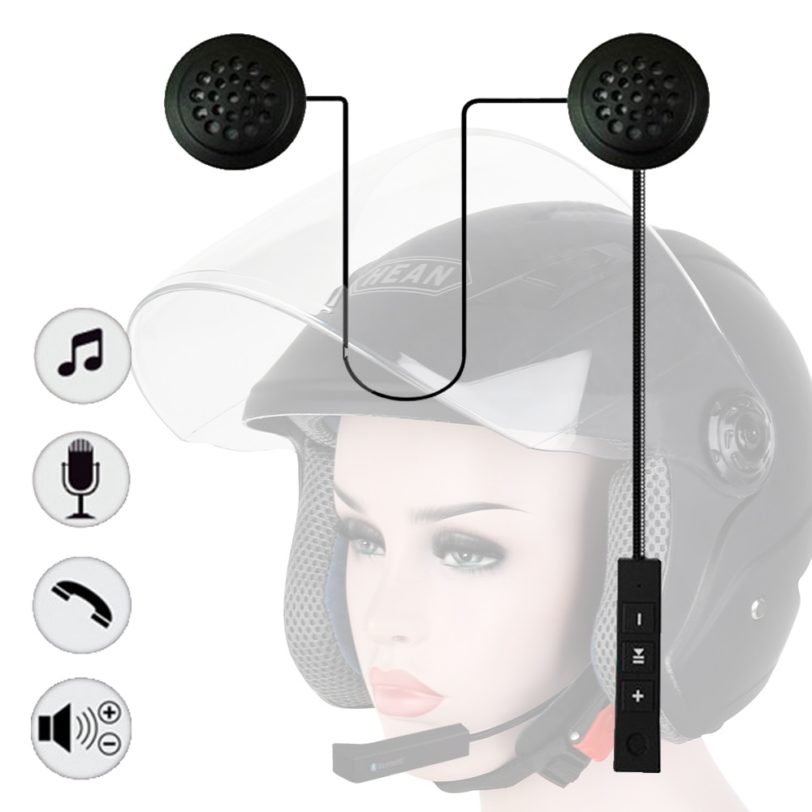 All Helmet Suitable Bluetooth Headset Wireless Music Player For Motorcycle Motor Bike Helmet Handsfree Helmet Headset