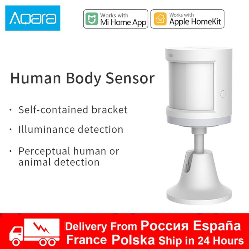 Aqara Human Body Sensor Smart Wireless ZigBee Security Home alarm System Aqara Motion Sensor For Xiaomi Mijia MiHome Homekit APP