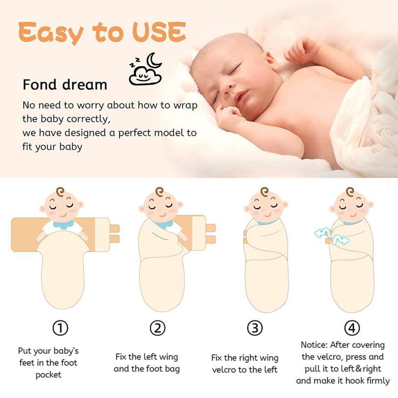 Baby Boys Girls Blanket Wrap Cotton Soft Baby Swaddle Sleeping Bag for 0-6 Months Newborns Baby Bedding Infant Receiving Blanket - Image 6