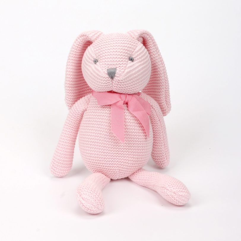 Baby Fluffyfun The Bunny Animated Plush Stuffed Animal Toy, pink, 12"