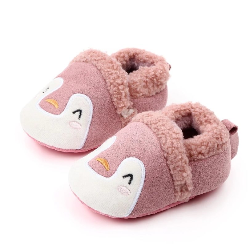 Baby Shoes Adorable Infant Slippers Toddler AMOZAE Baby Boy Girl Knit Crib Shoes Cute Cartoon Anti-slip Prewalker Baby Slippers - Image 4